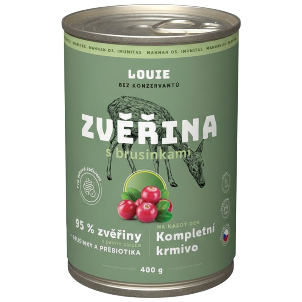 Louie Kompletní krmivo zvěřina s brusinkami pro psy