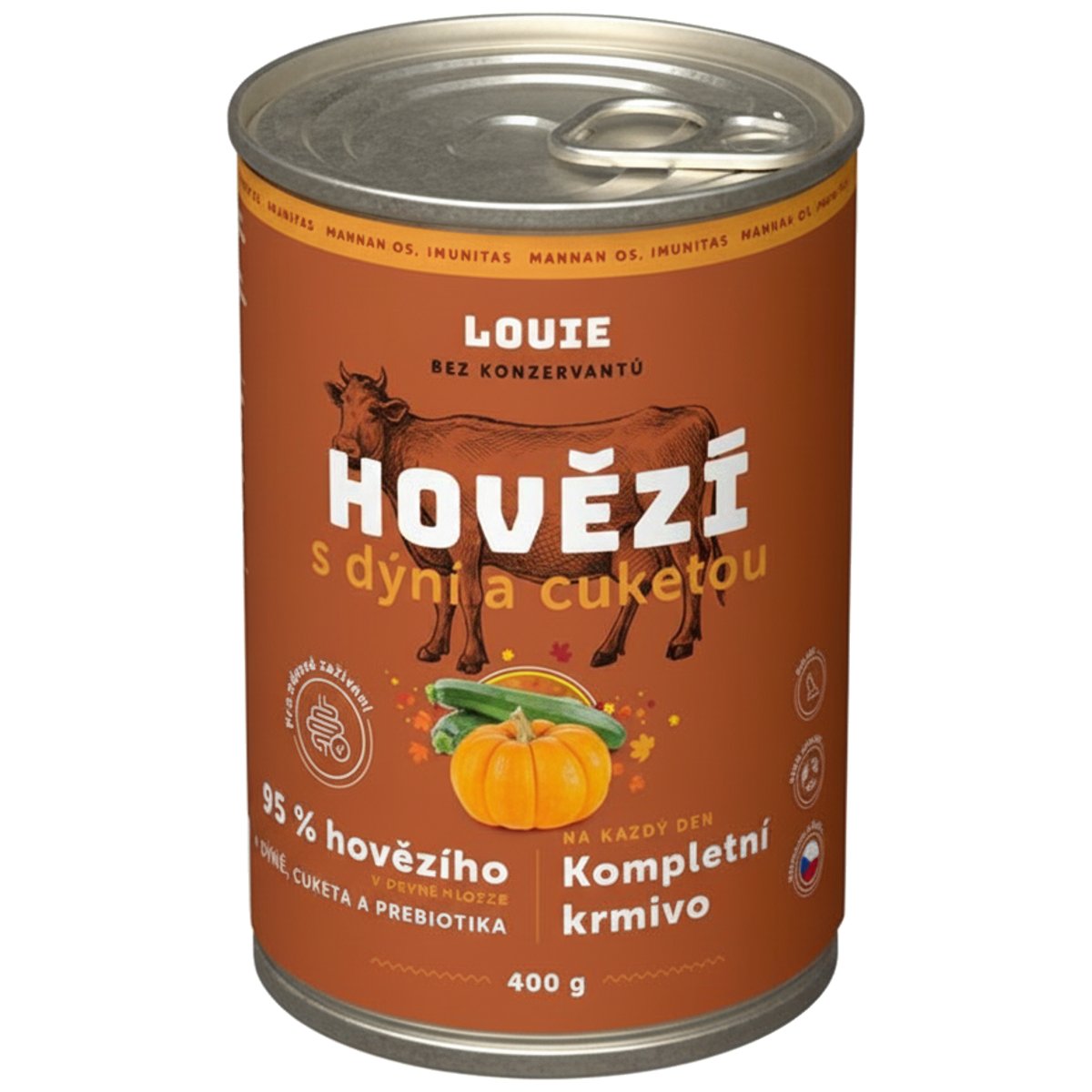 Louie Kompletní krmivo hovězí s dýní a cuketou pro psy