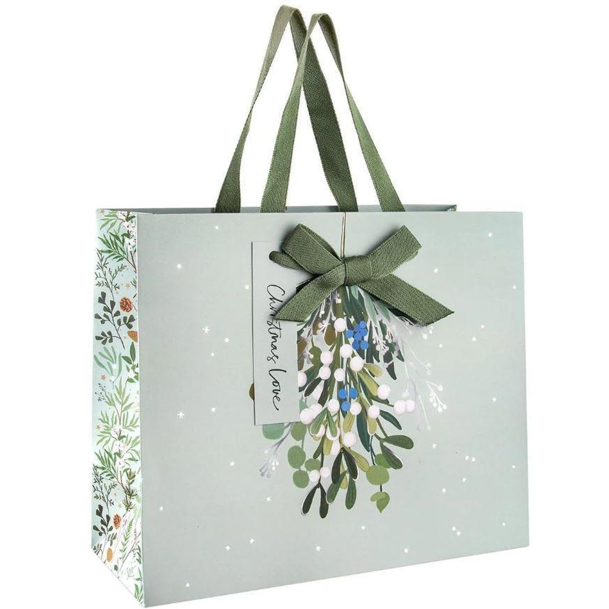 Marks & Spencer Dárková taška – jmelí, 23×19×10 cm