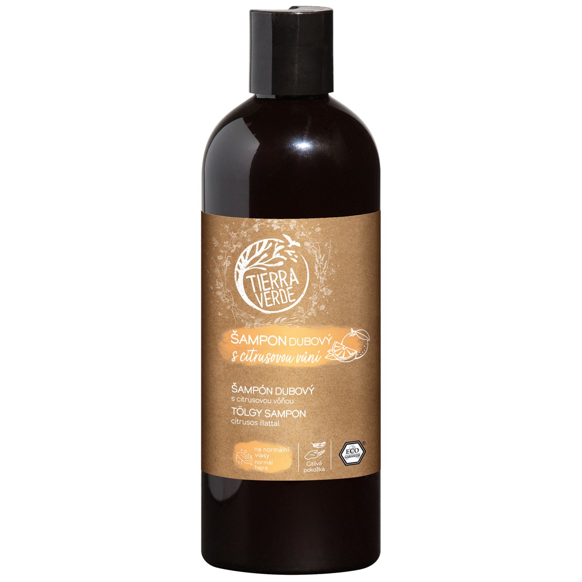 Tierra Verde Dubový šampon na normální vlasy s citrusovou vůní