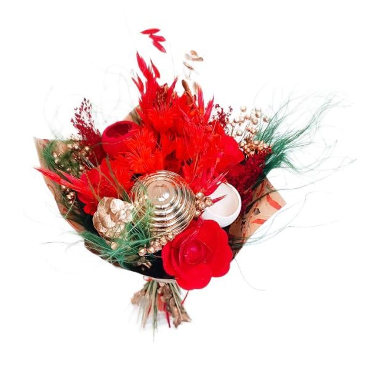 Sušená kytice vánoční