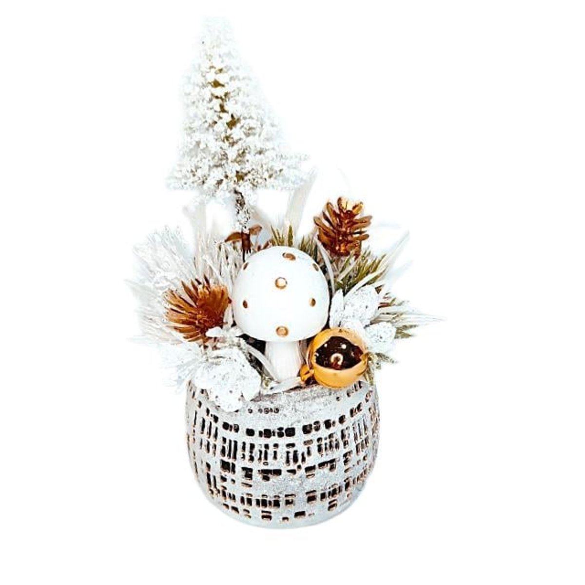 Vánoční dekorace se stromečkem