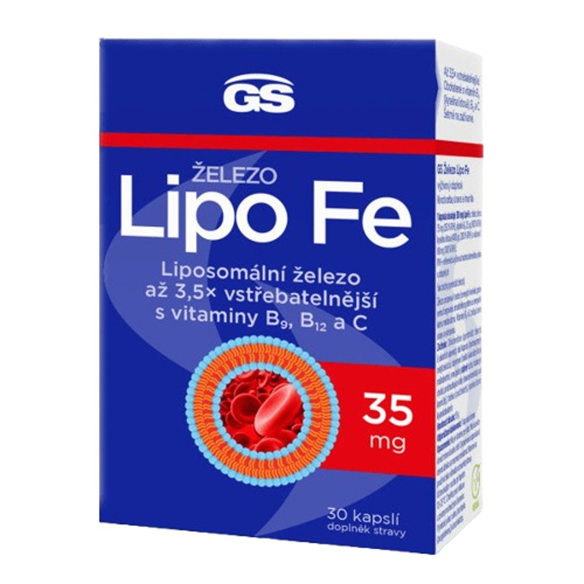 GS Železo Lipo Fe 30 kapslí