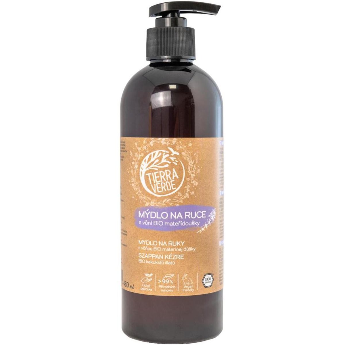 Tierra Verde BIO Tekuté mýdlo na ruce mateřídouška