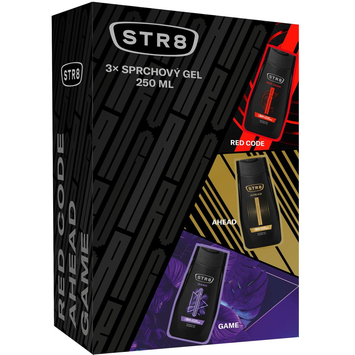 STR8 Game & Red Code & Ahead dárková sada