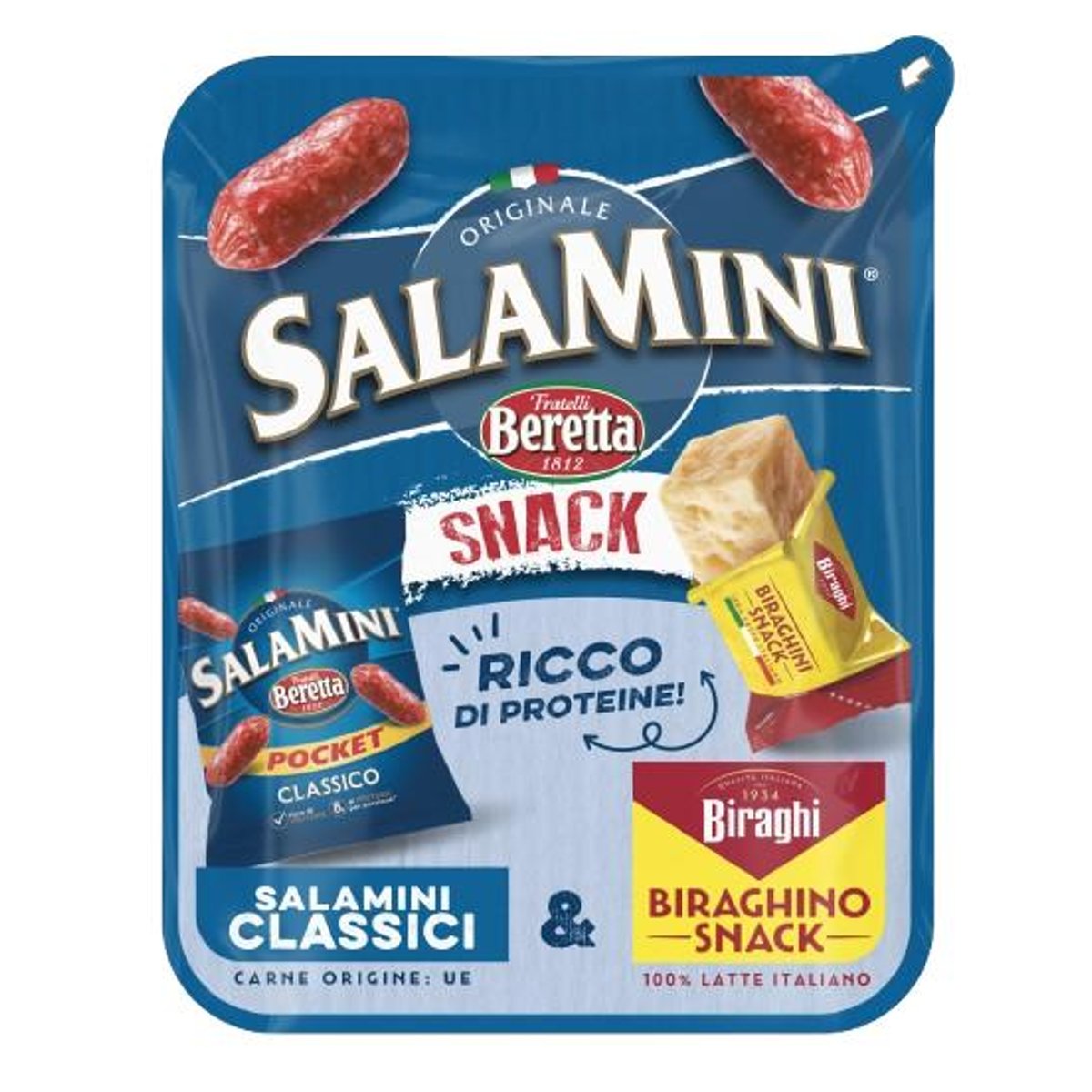 Fratelli Beretta Salamini se sýrem biraghi