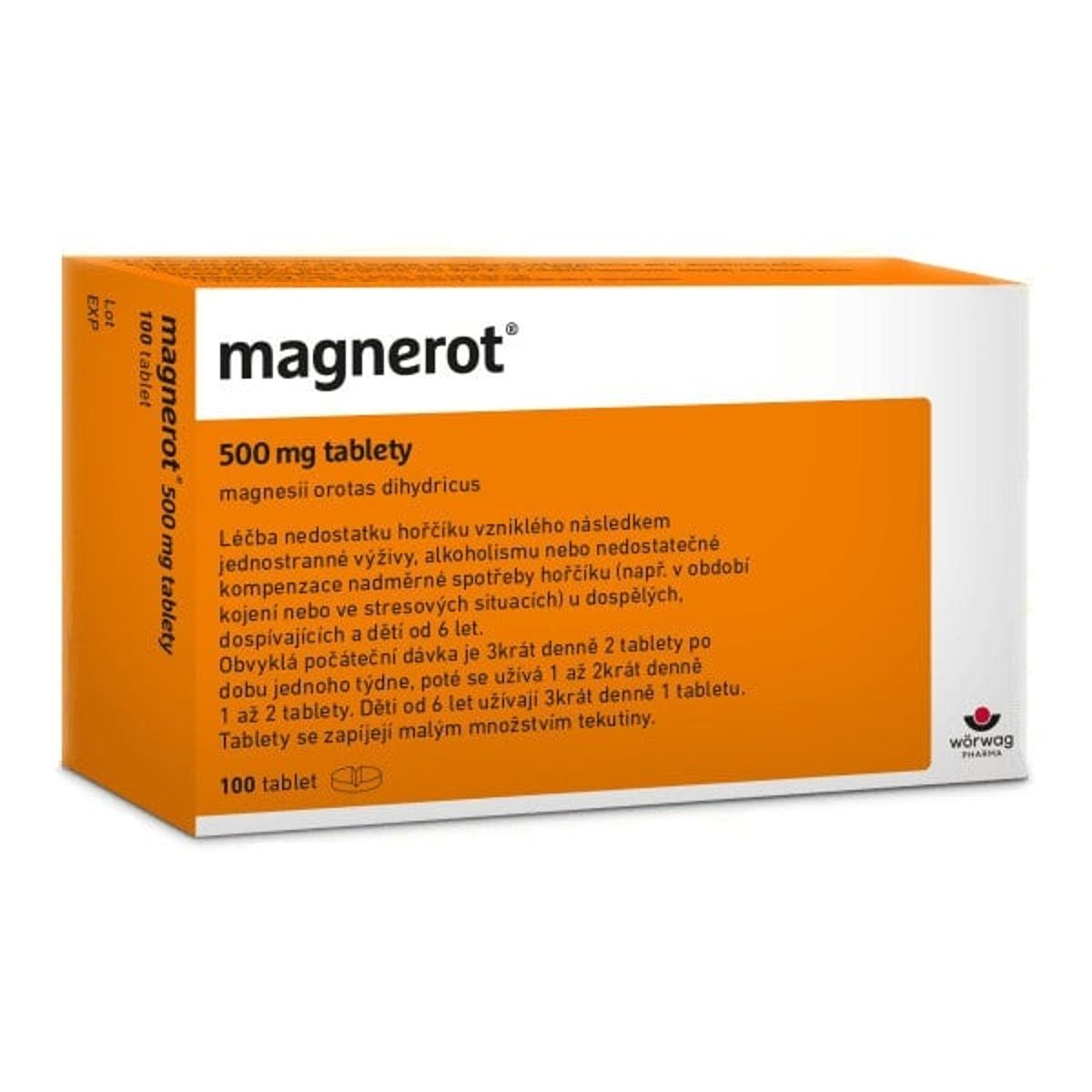 MAGNEROT 500MG Tableta 100 II