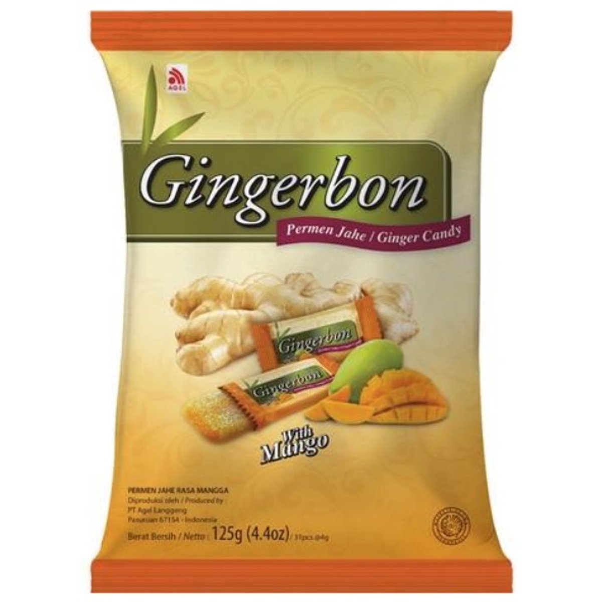 Gingerbon Zázvorové bonbony mango