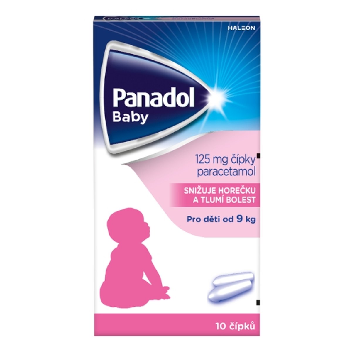 Levně PANADOL BABY 125MG čípek 10