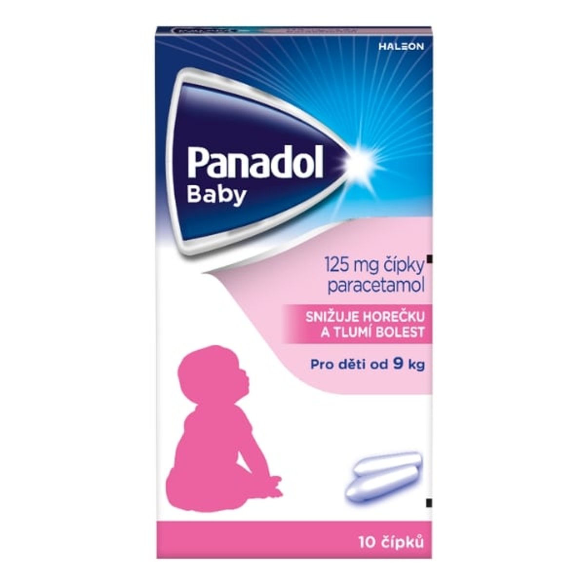 PANADOL BABY 125MG čípek 10
