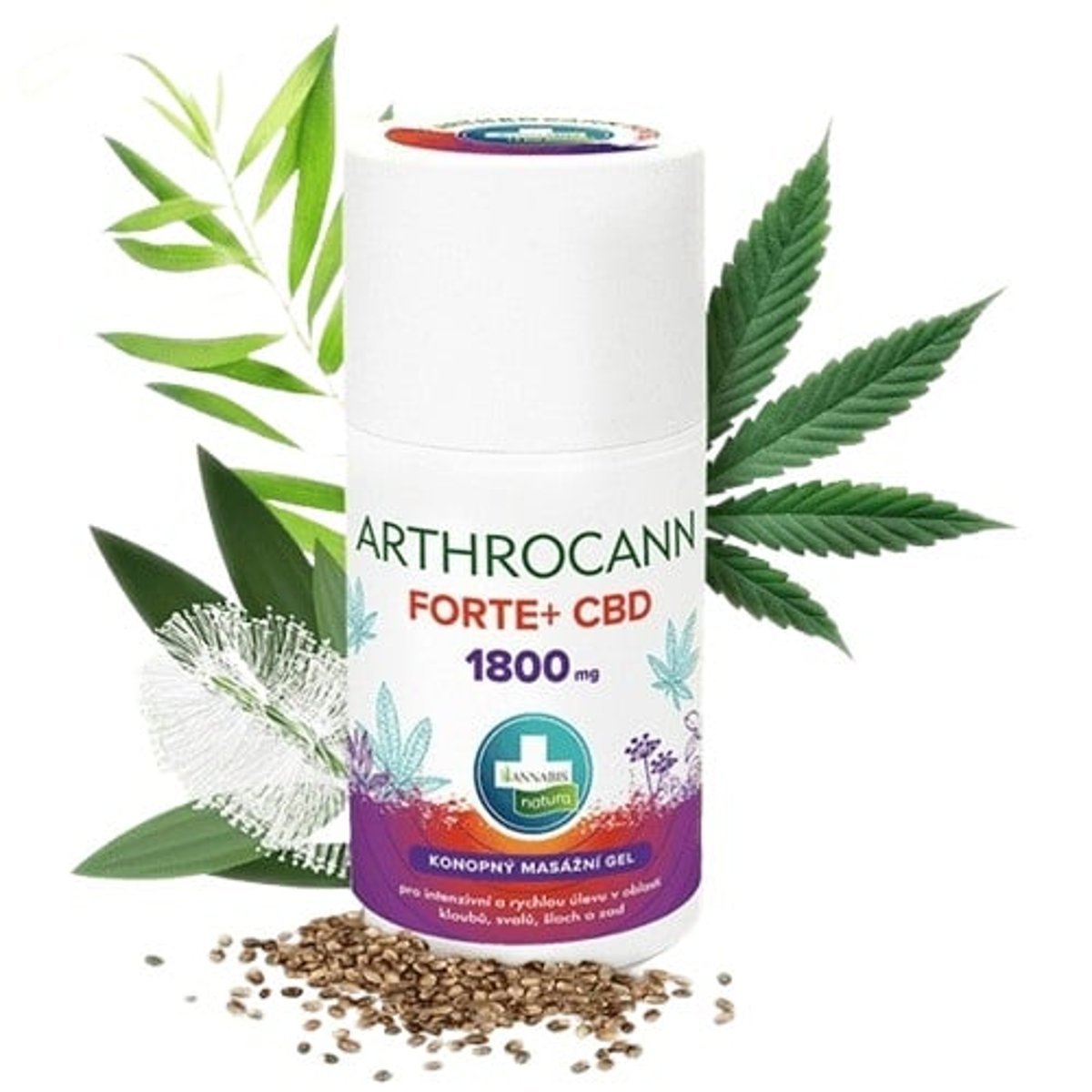 Annabis Arthrocann Forte+ CBD masážní gel 90ml