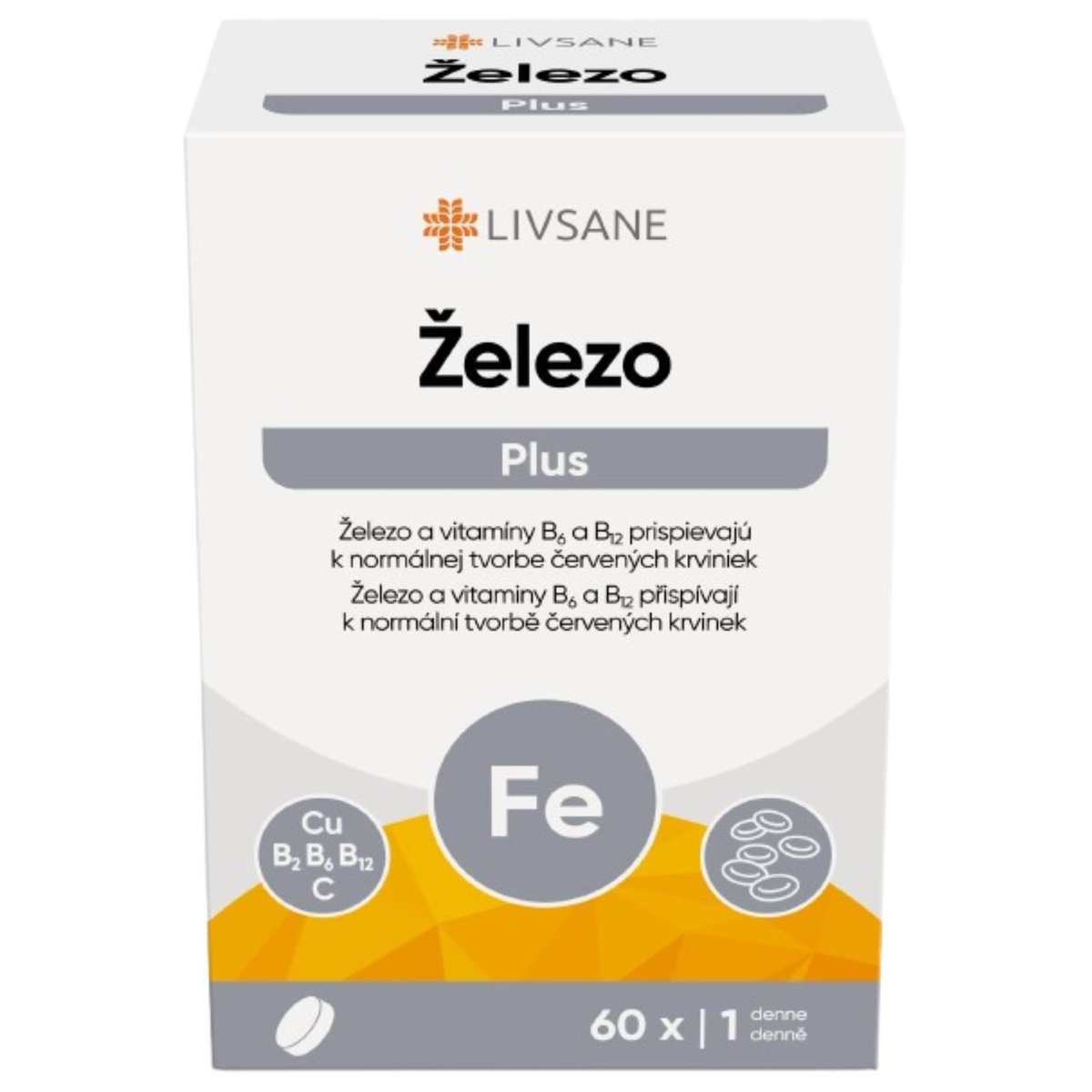LIVSANE Železo Plus tbl.60