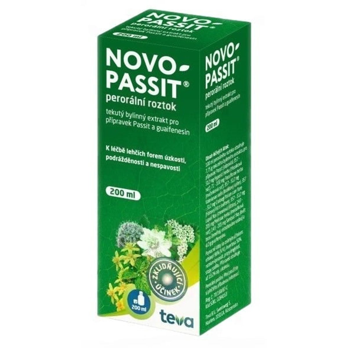 NOVO-PASSIT 77,5MG/ML+40MG/ML perorální roztok 1X200ML