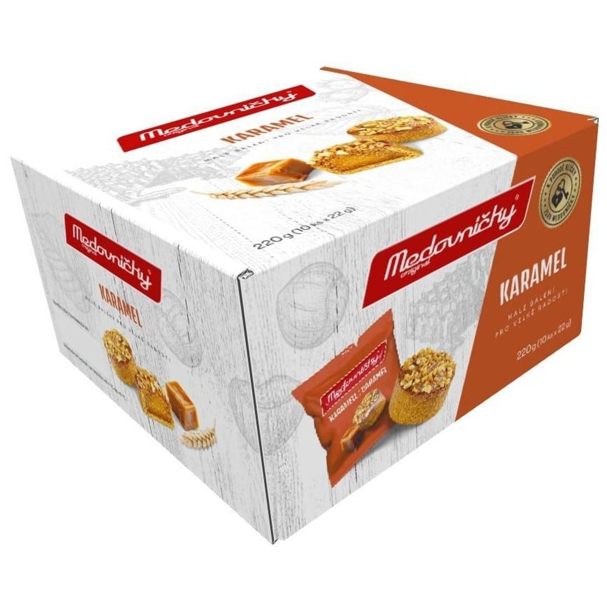 Medovníčky originál karamel (10×22 g)
