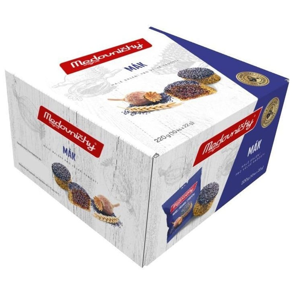 Medovníčky originál makové (10×22 g)