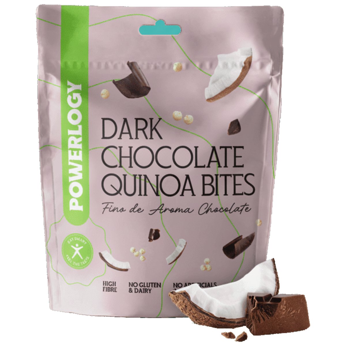 Powerlogy Quinoa bites hořká čokoláda