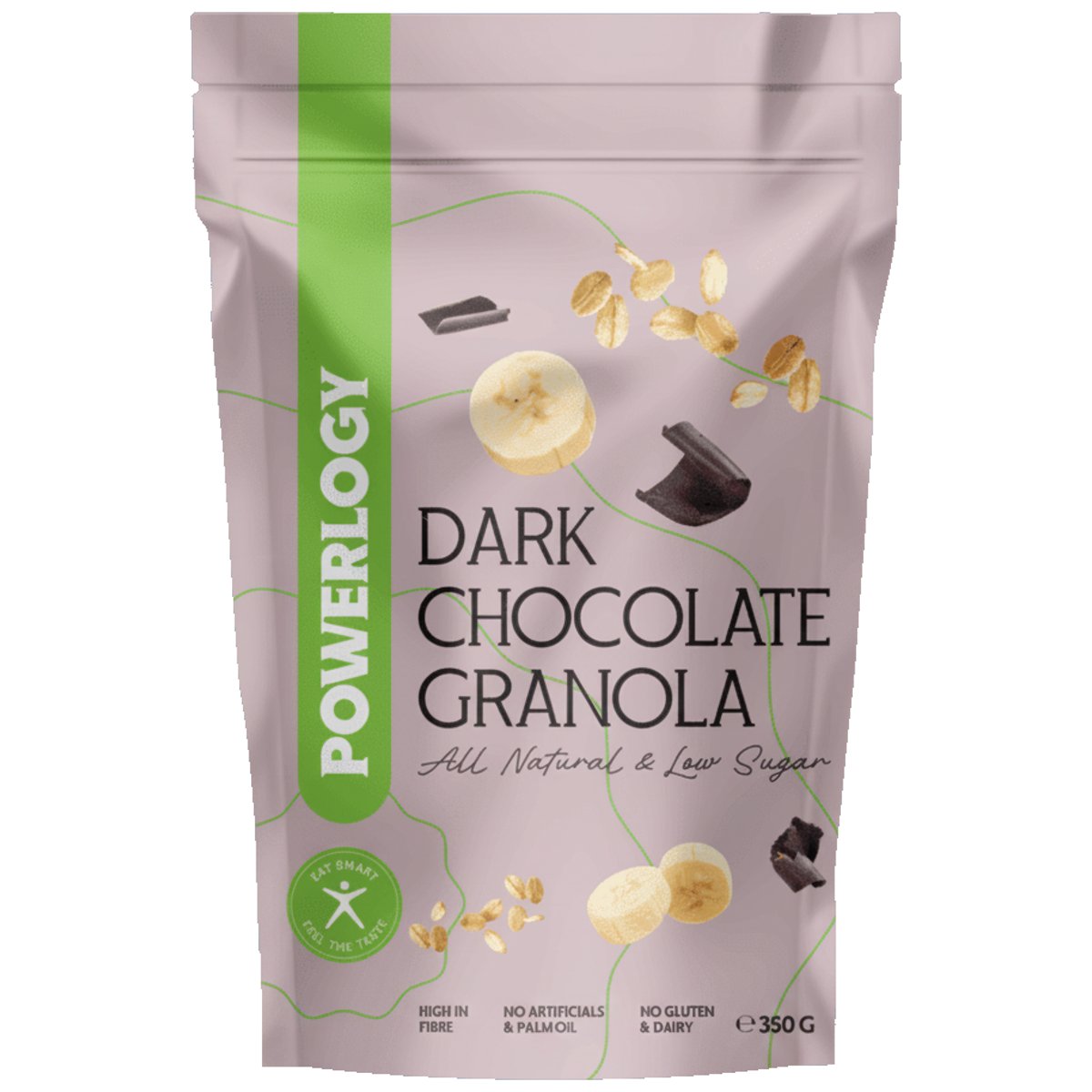 Powerlogy Granola hořká čokoláda