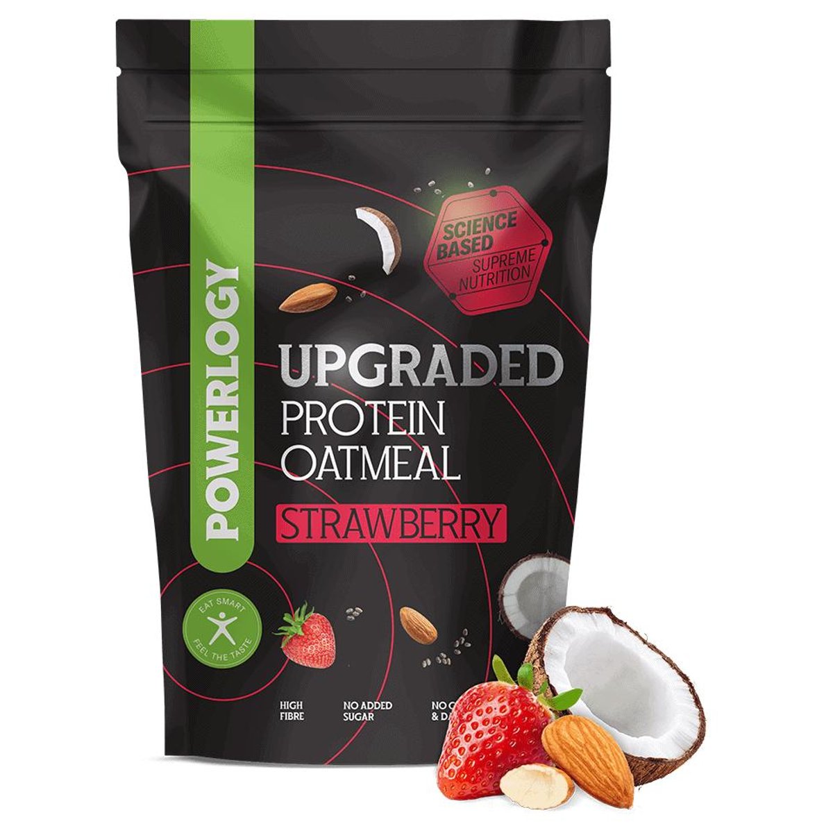 Powerlogy Upgraded protein oatmeal jahoda