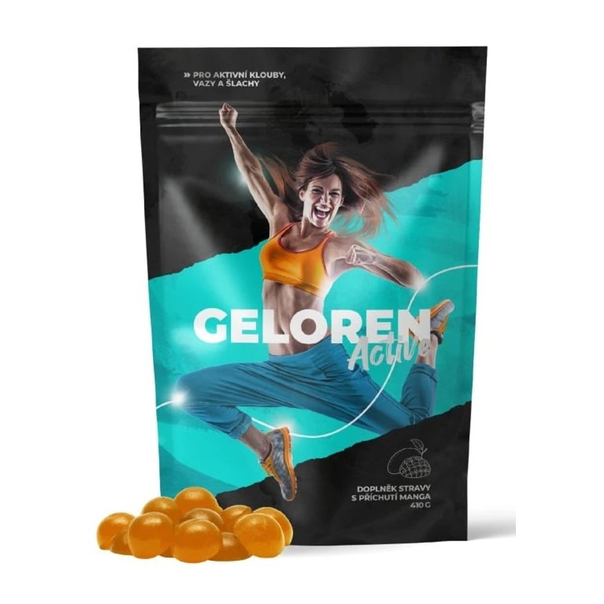 Geloren Active příchuť mango 90 želé tablet