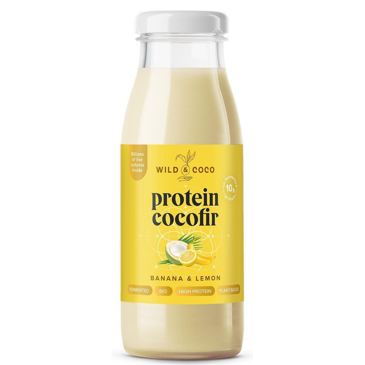 Wild & Coco BIO Protein Cocofir Banana Lemon