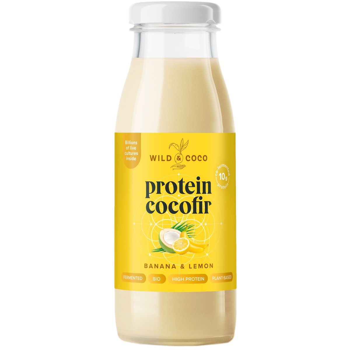 Wild & Coco BIO Protein Cocofir Banana Lemon