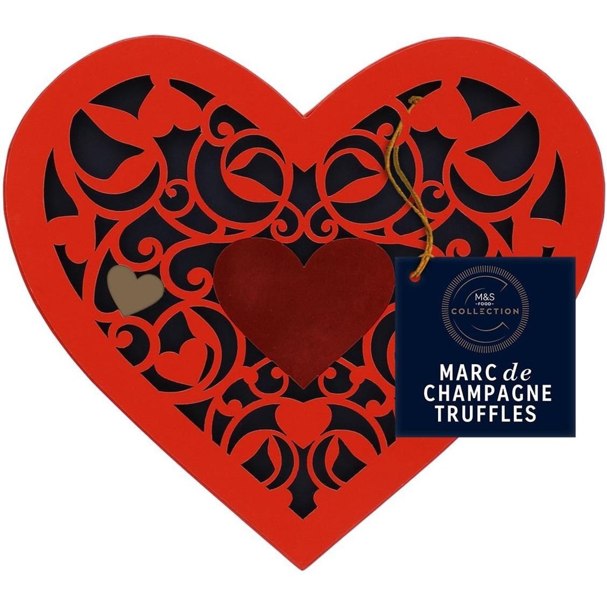 Marks & Spencer Pralinky z mléčné čokolády s náplní Marc de Champagne