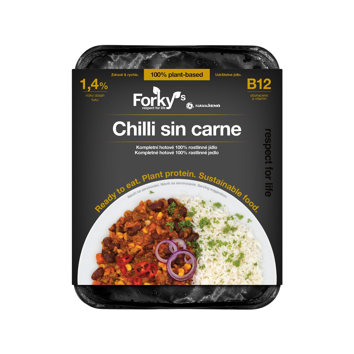 Forky's Chilli sin carne