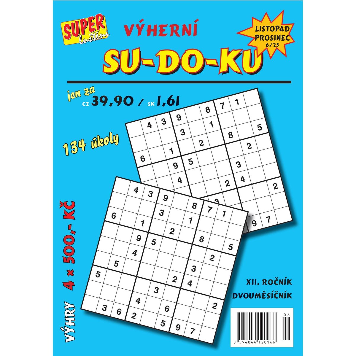 SU-DO-KU výherní č. 3/2026