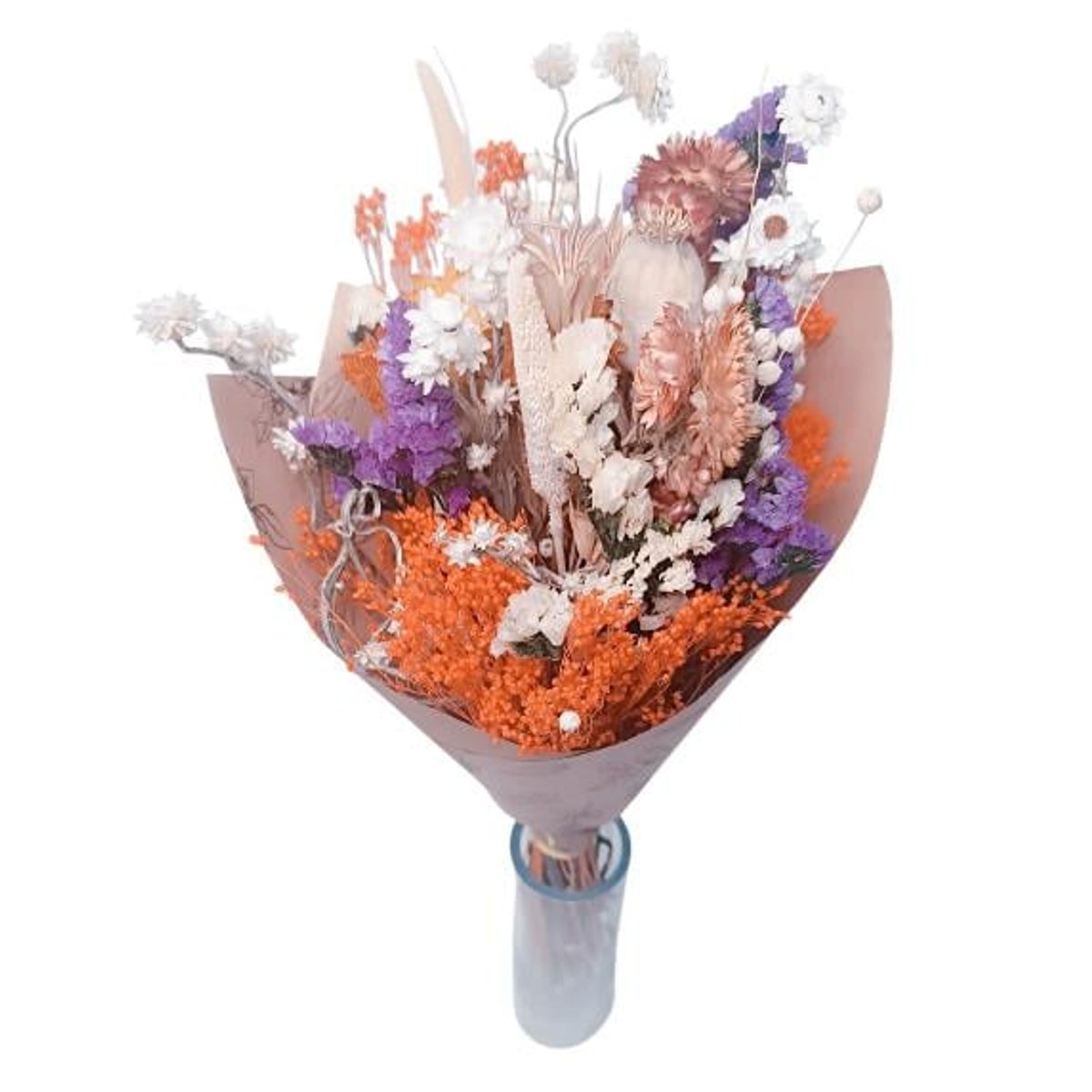 Sušená kytice se slaměnkami