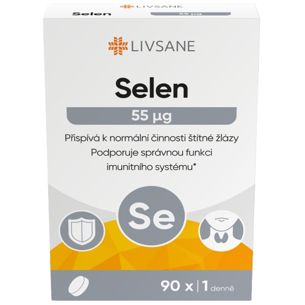 LIVSANE Selen 55mcg tbl.90
