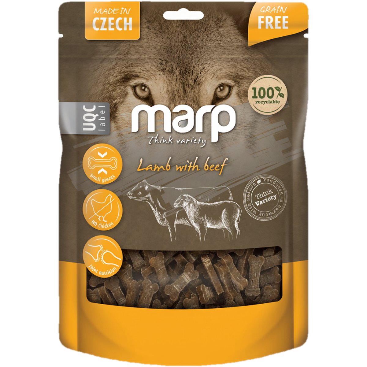 Marp Variety jehněčí pamlsky s hovězím pro psy