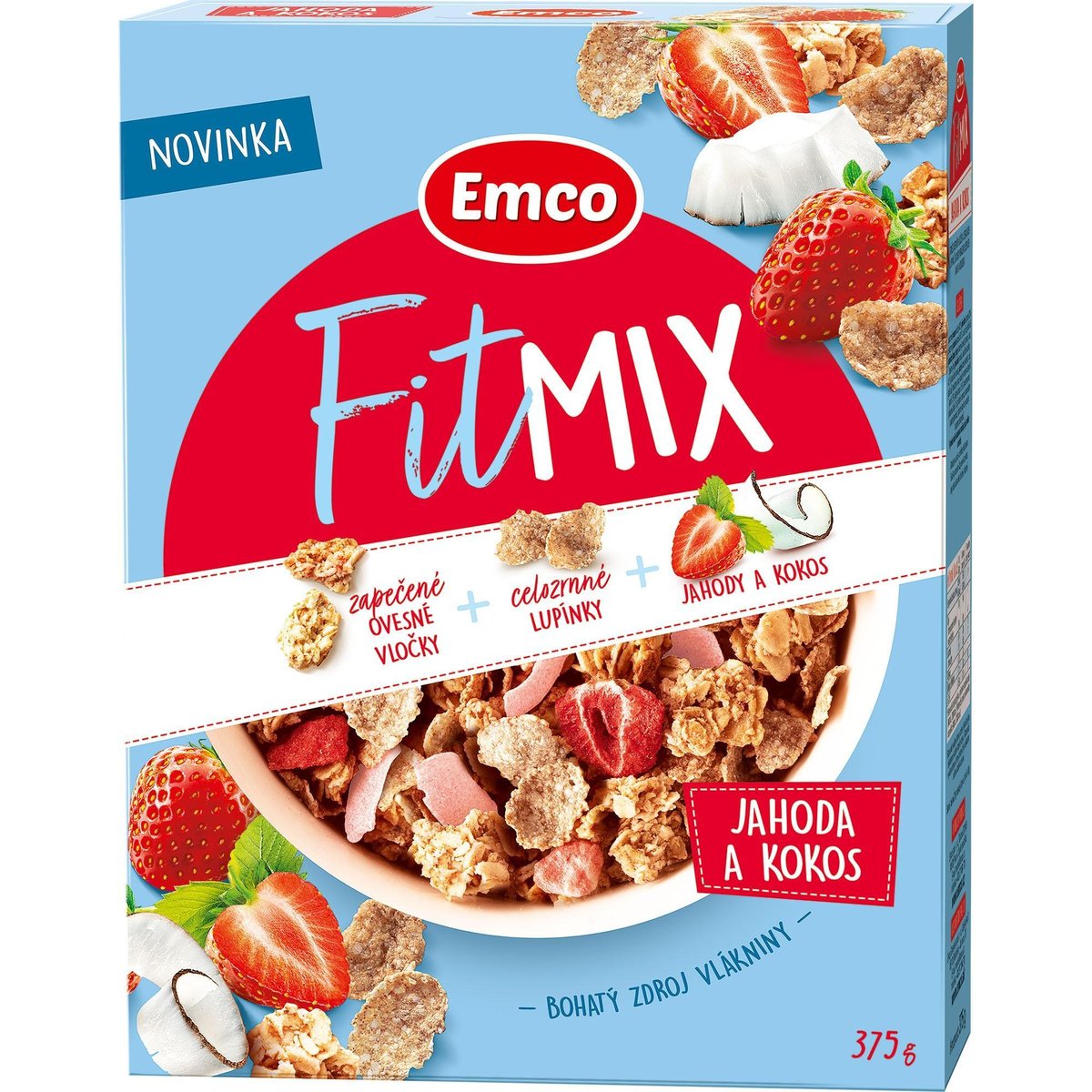 Emco Fitmix Jahoda a kokos