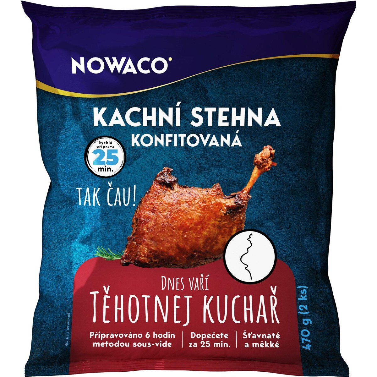Nowaco Těhotnej kuchař Kachní stehna sous-vide, 2 ks