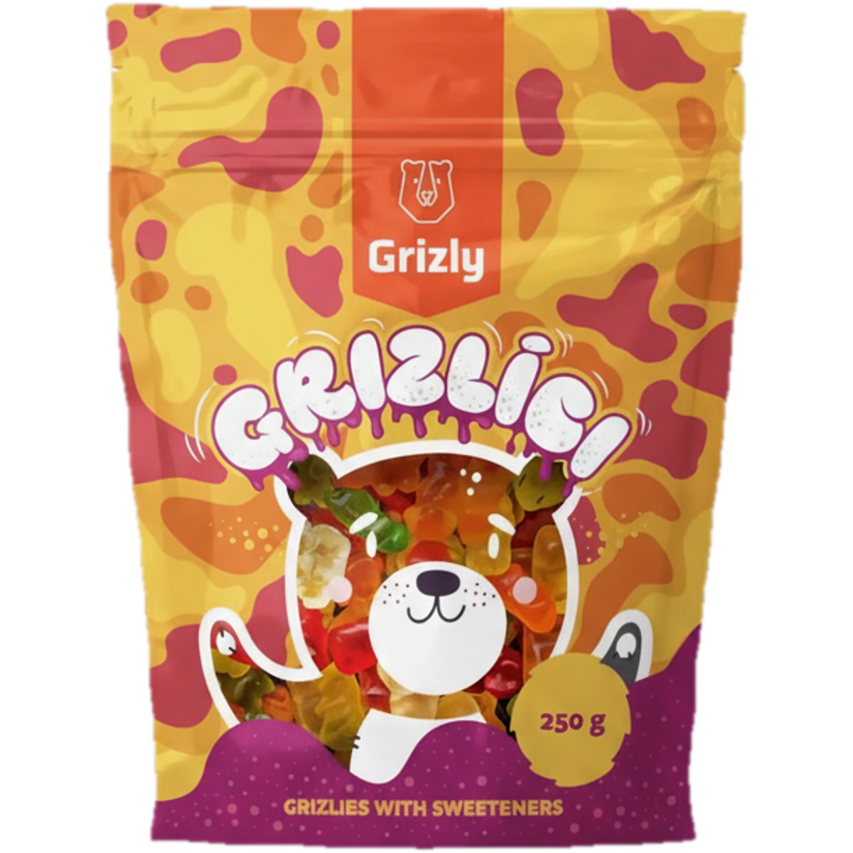 GRIZLY Grizlíci se stévií XXL 250 g