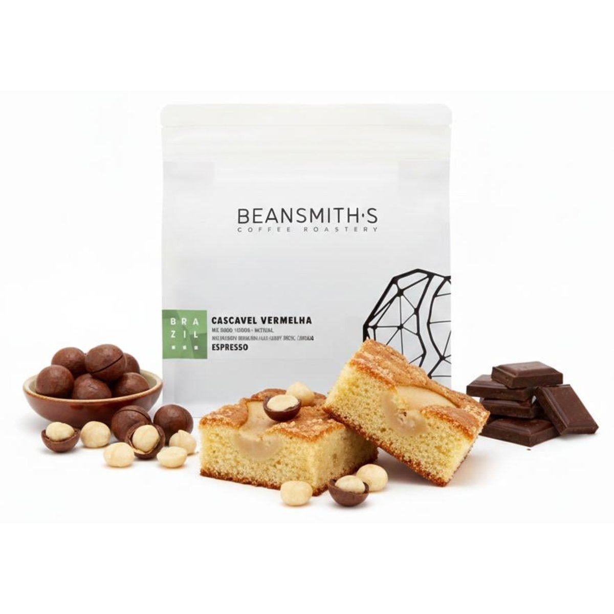 Beansmith's Brazílie Cascavel Vermelha espresso zrnková káva