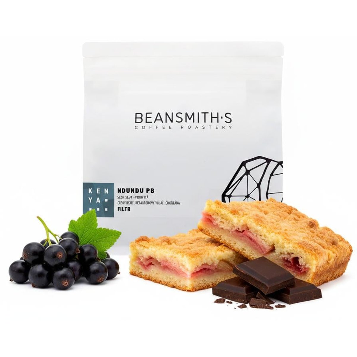 Beansmith's Keňa Ndundu PB filtr zrnková káva