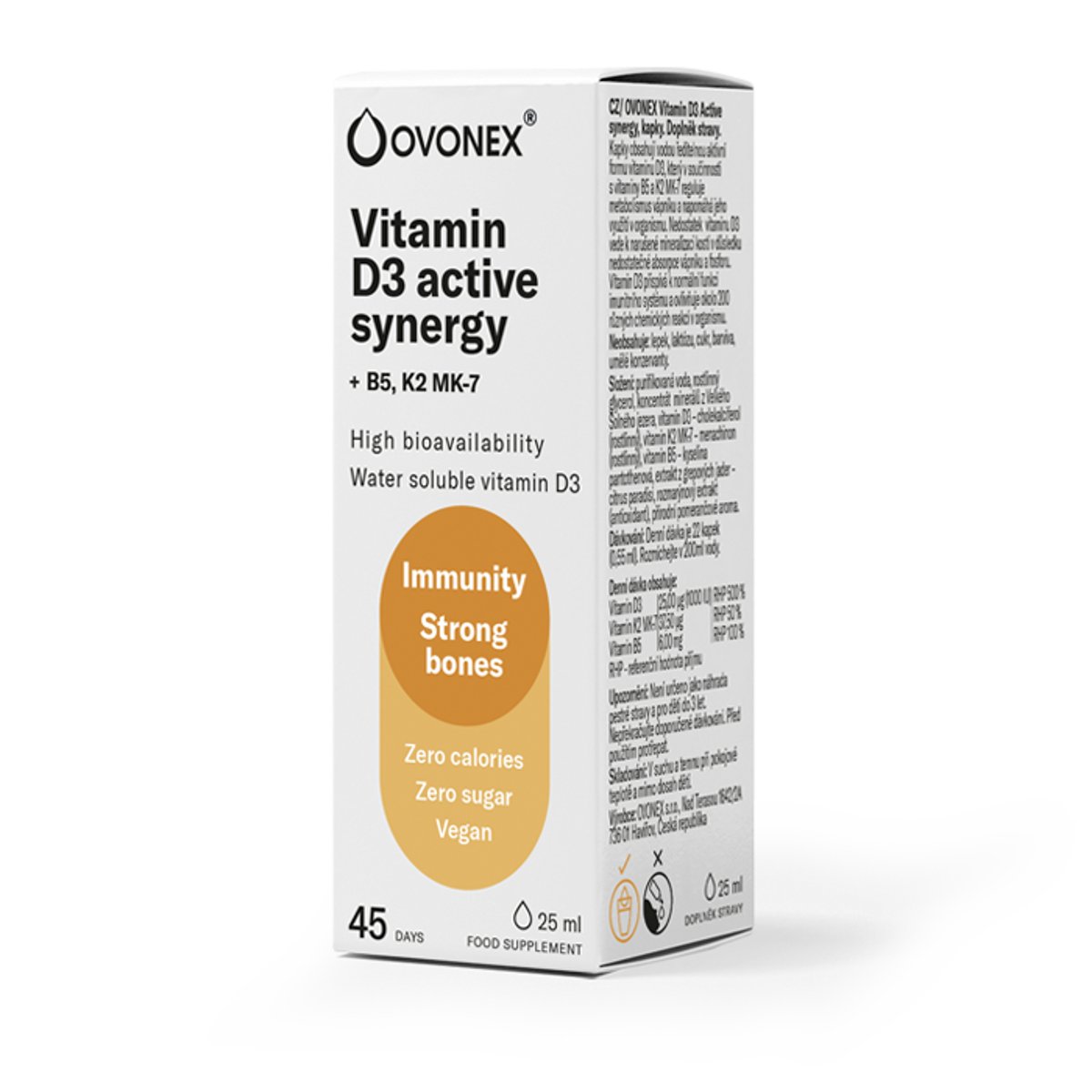 Ovonex Vitamin D3 Active Synergy, 25 ml