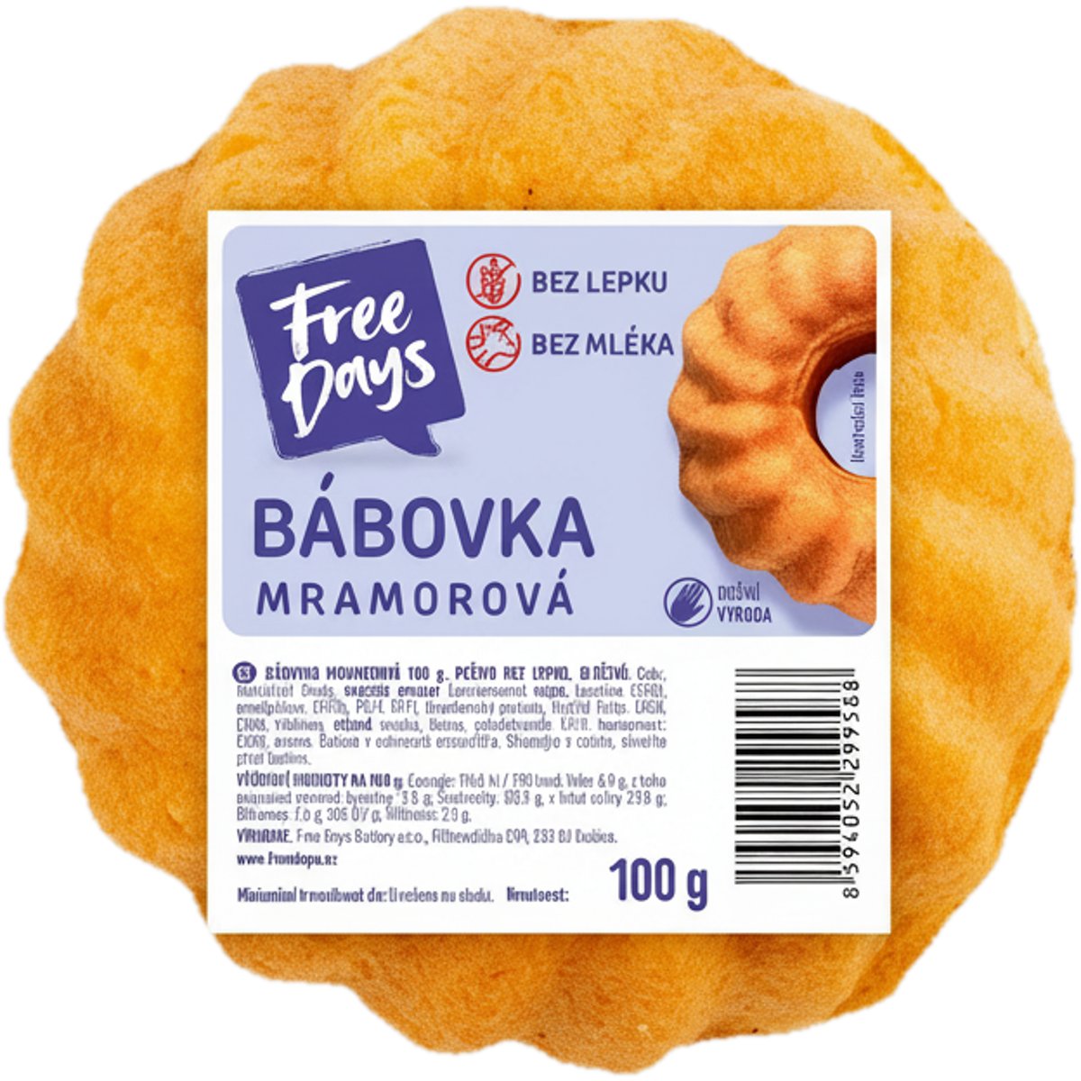 Free Days Bábovka mramorová