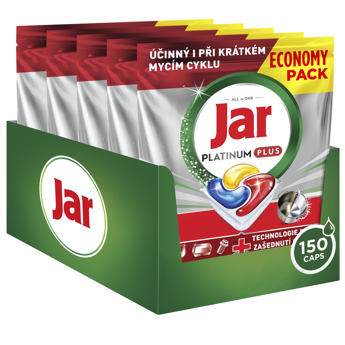 Jar Platinum Plus Lemon tablety do myčky