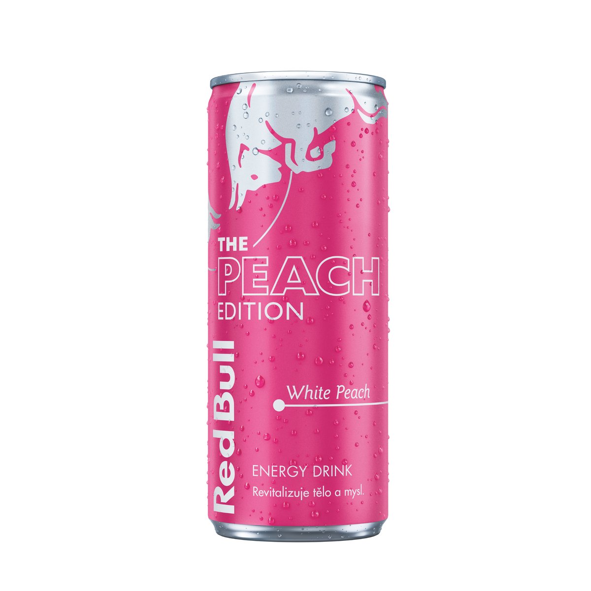 Red Bull Peach s příchutí bílé broskve