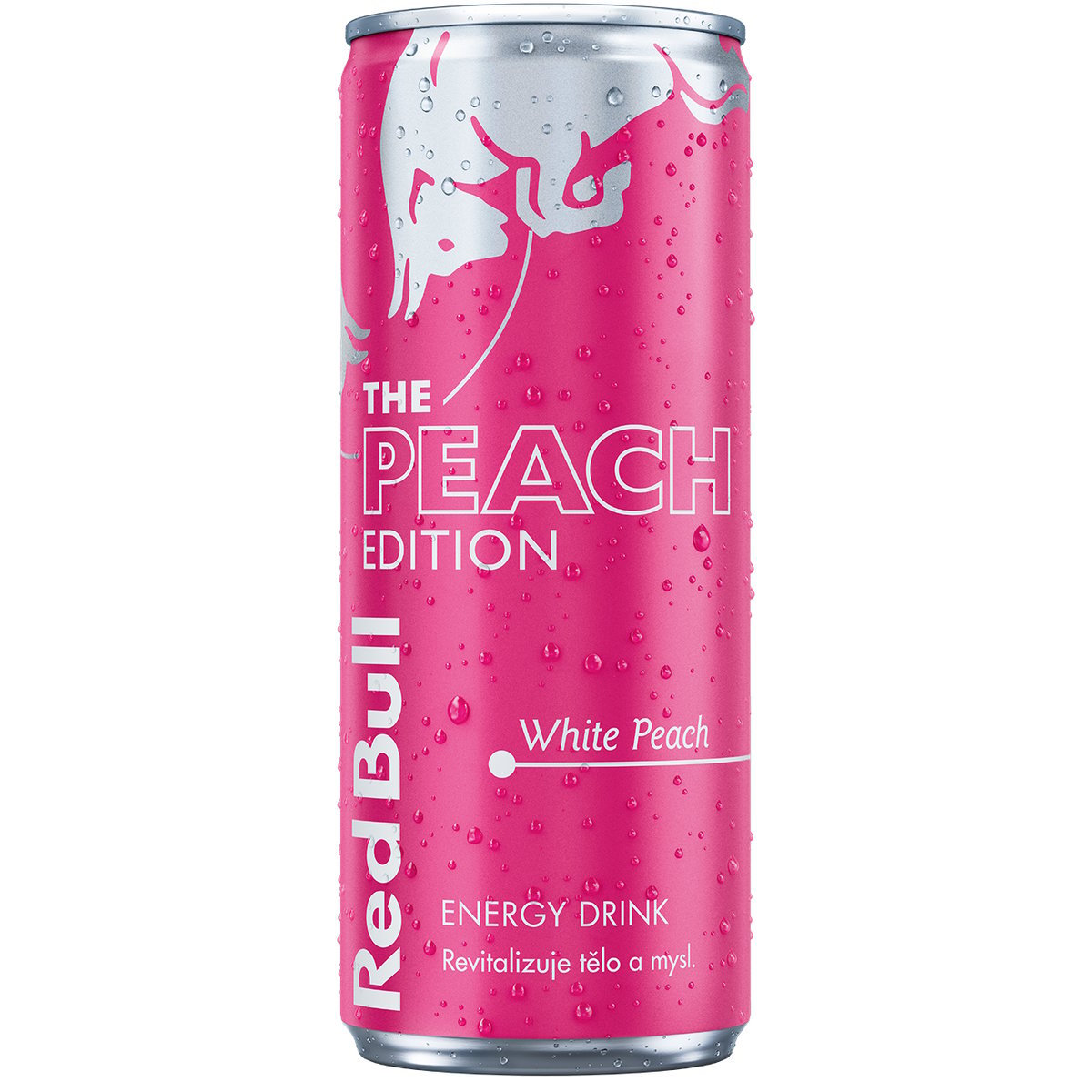 Red Bull Peach s příchutí bílé broskve