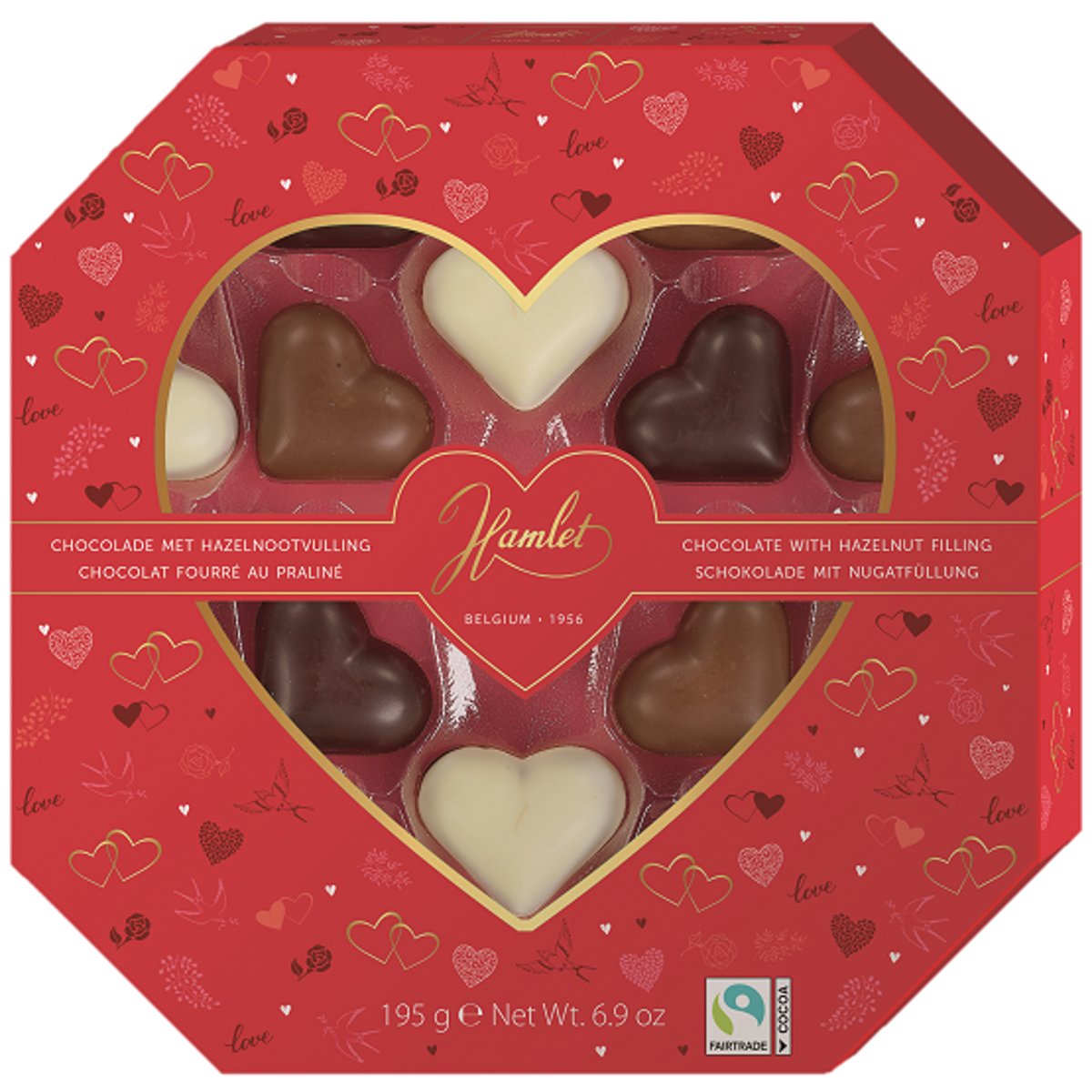 Hamlet Hearts pralinky