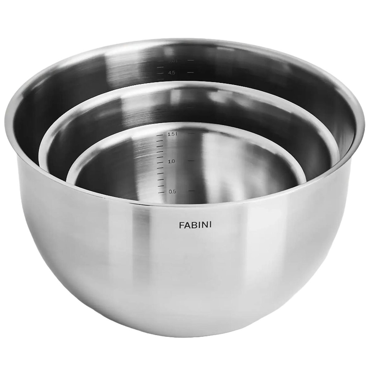 FABINI Nerezové mísy 3 díly