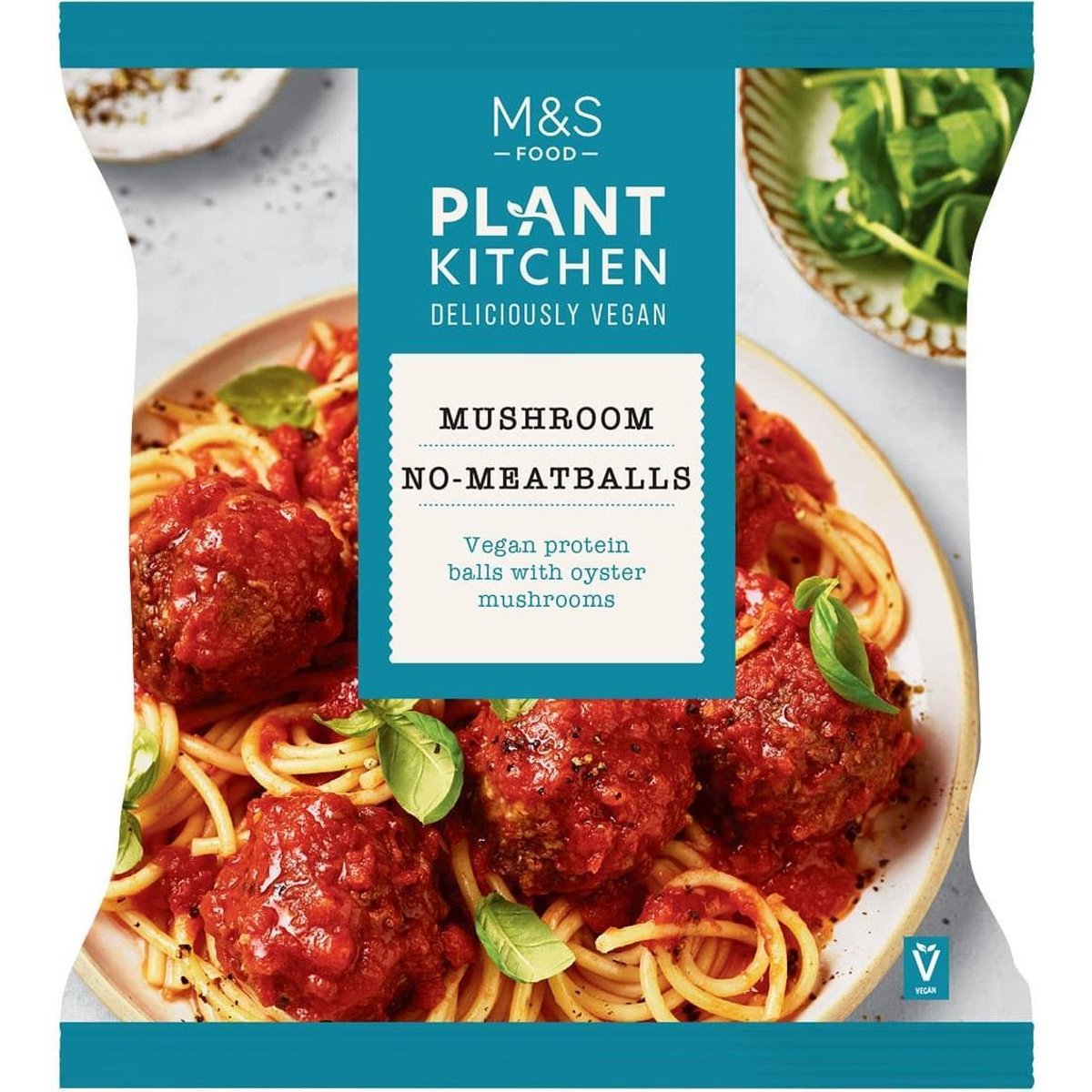 Marks & Spencer Veganské kuličky na bázi hub a hrachové bílkoviny