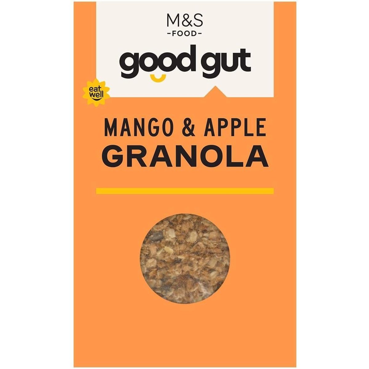 Marks & Spencer Granola z celozrnných ovesných vloček s mangem a jablkem