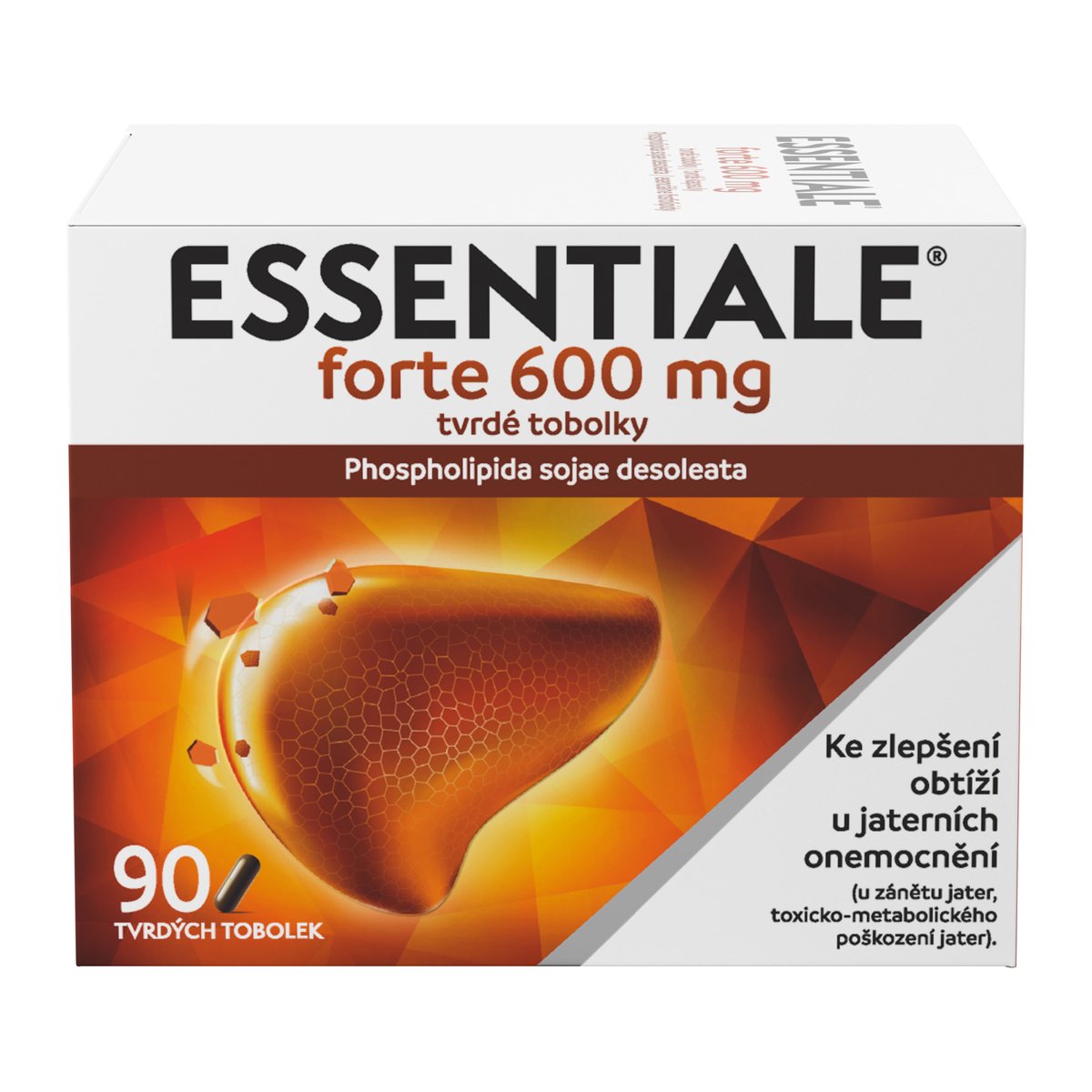 ESSENTIALE FORTE 600MG Tvrdá tobolka 90