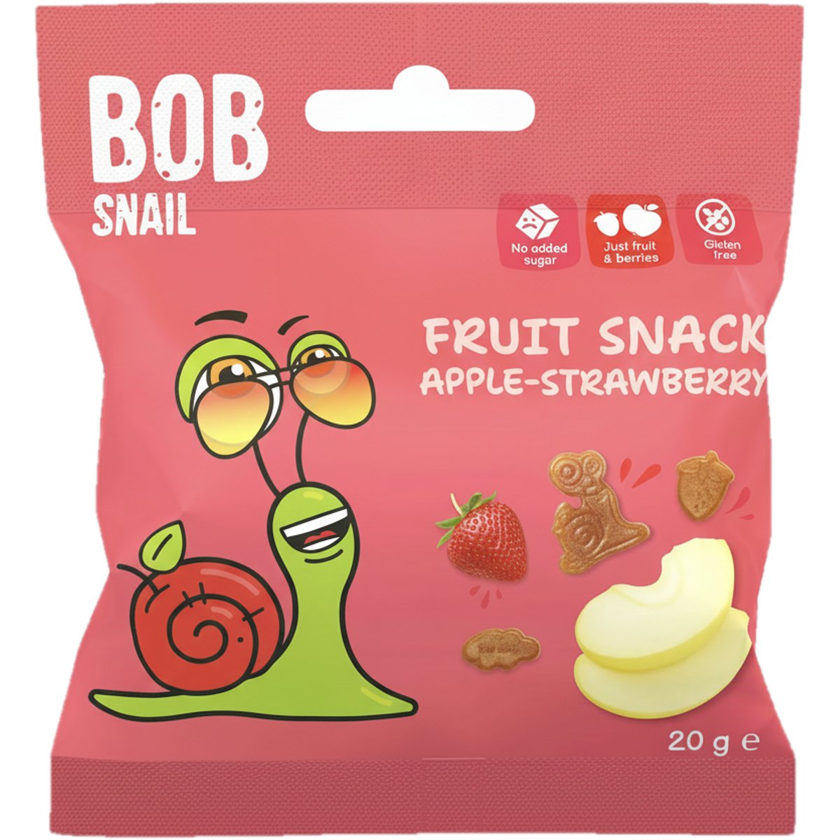 Šnek Bob Ovocný snack jablko–jahoda