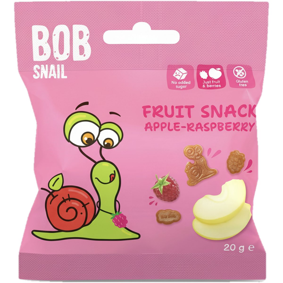 Šnek Bob Ovocný snack jablko–malina