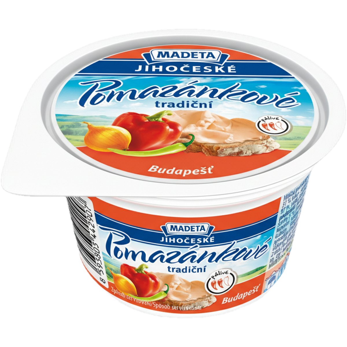 Madeta Jihočeské pomazánkové tradiční Budapešť