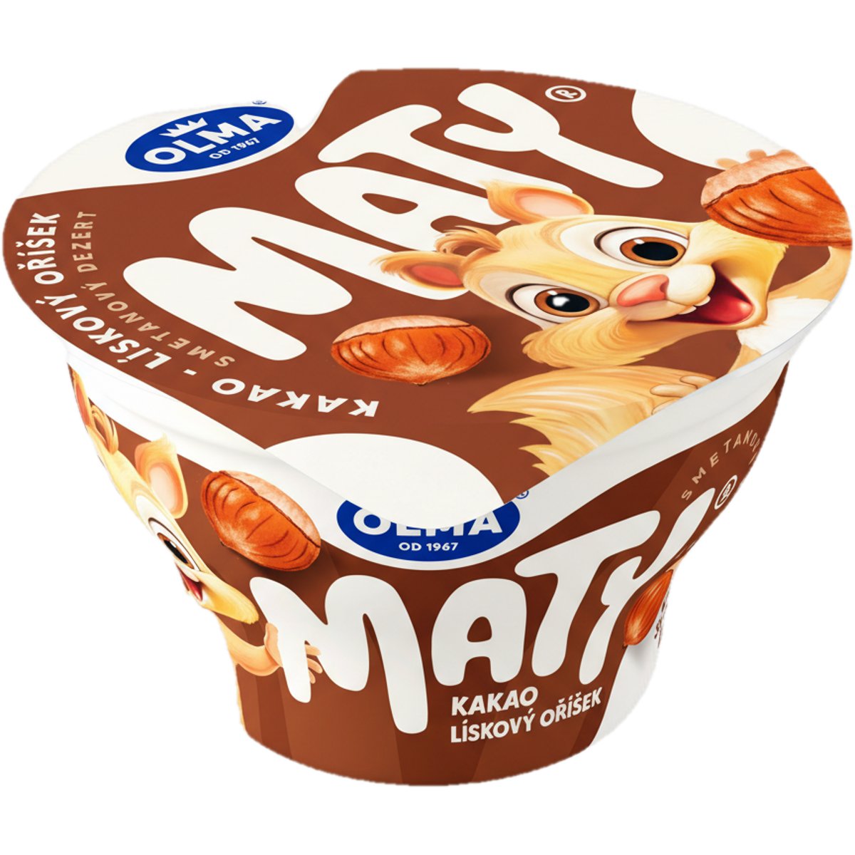 Olma Olmíci Maty smetanový s oříšky